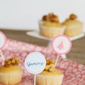 Apfel-Minimuffins mit Walnusskaramell