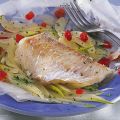 Kabeljaufilet in Pergament
