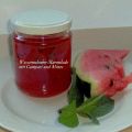 Wassermelonen-Marmelade mit Campari und Minze
