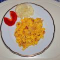Rührei mit Speck und Käse ....