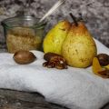 Birnenkuchen mit Amarettinis & Pecanüsse