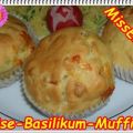 ~ Kleingebäck salzig ~ Käse-Basilikum-Muffins