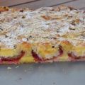 Zwetschgenkuchen mit Marzipan-Vanilleguss