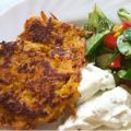 Knusprige Süßkartoffelpuffer