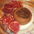 Espresso Panna Cotta mit Granatapfelsauce