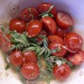 Tomatensalat mit französischem Dressing