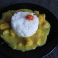 indisches Fisch-Curry mit Reis