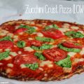 Zucchini Crust Pizza (LOW CARB, vegetarisch)