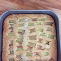 Einfacher Rhabarberkuchen