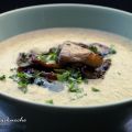 Suppe mit Austernpilzen