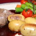 Rinderfilet mit Rotwein-Schokoladen-Soße,[...]