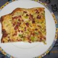 Flammkuchen mit Kantenschinken