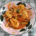 Tortellini - Gemüse - Pfanne mit Kokossahne