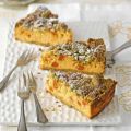 Streusel-Käsekuchen mit Kürbis