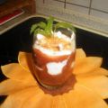Rhabarber- Quark-Schichtdessert