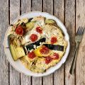 Frittata mit Zucchini, Tomaten und Thymian