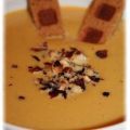 Kürbiscremesuppe mit Haselnüssen und Maronen