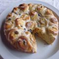 Rosinen-Marzipanschnecken