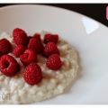 Falscher Milchreis mit Himbeeren