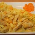 Curry Geschnetzeltes mit Ananas-Mandarinen Reis