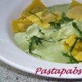 Ravioli mit Bärlauchschaum