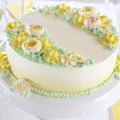 Ostertorte mit Blüten aus Buttercreme -[...]