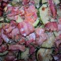 Zucchini-Kartoffel-Gratin mit Bacon