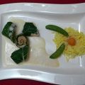 Mangold-Lachsröllchen mit Fenchelsamensoße und[...]