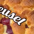 Kirschkuchen mit Pudding und Streuseln