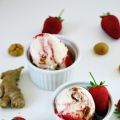 Ingwer - Mascarpone - Eis mit Erdbeer Swirl und[...]