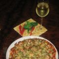 Blüten-Meeresfrüchte-Pizza