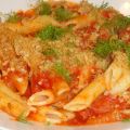 Pumped-up pasta with salami & fennel kicks