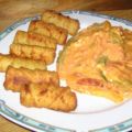 Paprikarahm- Schnitzel mit Kroketten