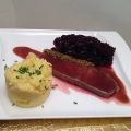 Roastbeef mit Calvados-Rotkohl, Kartoffelstampf[...]