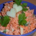 Karottensalat mit Meerrettich