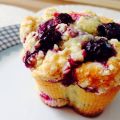 Blaubeer-Muffins mit Streuseln