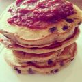 Blueberry-Schoko Pancakes