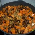 Süßkartoffelpfanne mit Papaya und gerösteten[...]