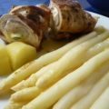 Putenröllchen mit Spargel