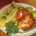 Grillhühnchen mit Spargel