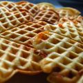 Pizza waffelt sich goldgelb
