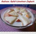 Nachtisch: Apfel-Limetten-Joghurt