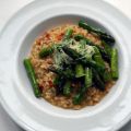 Risotto mit grünem Spargel
