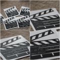 Filmklappe und Action