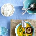 Kürbiscurry mit Shiitake und Huhn