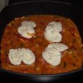 Hähnchenbrustfilet mit Tomate und Mozzarella