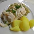 Kabeljau mit Gurken-Senf-Gemüse