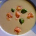 Suppen: Kohlrabicreme Süppchen  mit Lachs