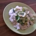Paksoi mit Kaffir-Limettenblätter