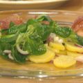 Kartoffel-Feldsalat mit Kaninchenrücken und[...]